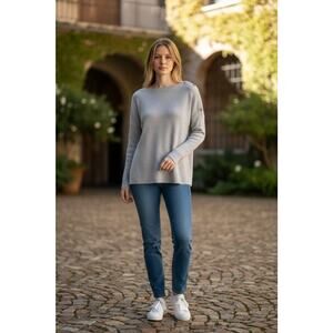 Womens Lily Pulitzer Sweater Gray CLEAN EUC Size S #014209‎